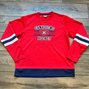 Canadiens Hockey Jersey Red Blue NHL Mighty Mac Youth Kids XL